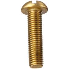 Brass Slotted bolt